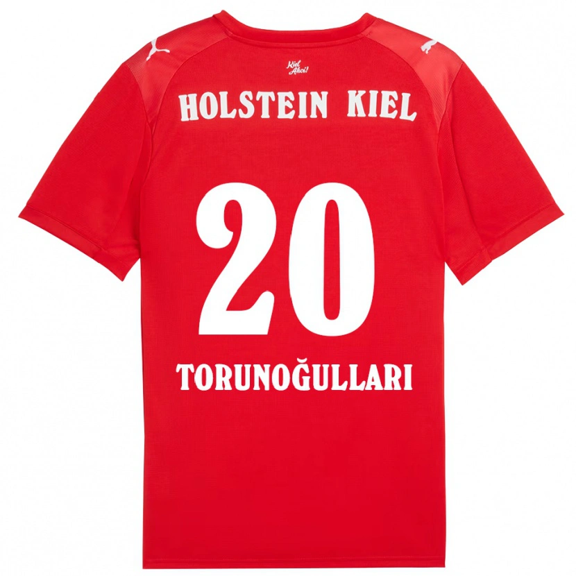 Danxen Hombre Camiseta Emin Torunoğulları #20 Rojo Azul 2ª Equipación 2025/26 La Camisa