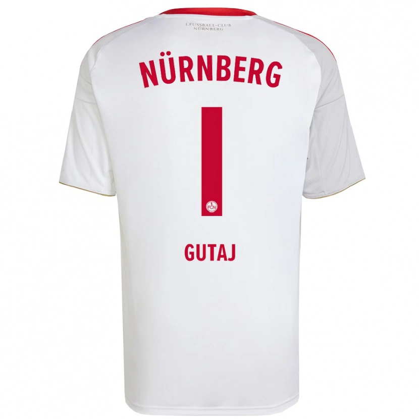 Danxen Hombre Camiseta Lindsay Gutaj #1 Blanco Rojo 2ª Equipación 2025/26 La Camisa