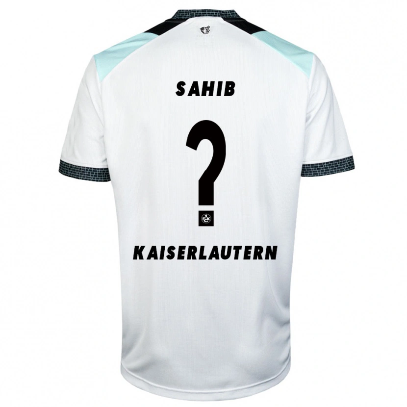 Danxen Hombre Camiseta Yanis Sahib #0 Blanco Negro 2ª Equipación 2025/26 La Camisa