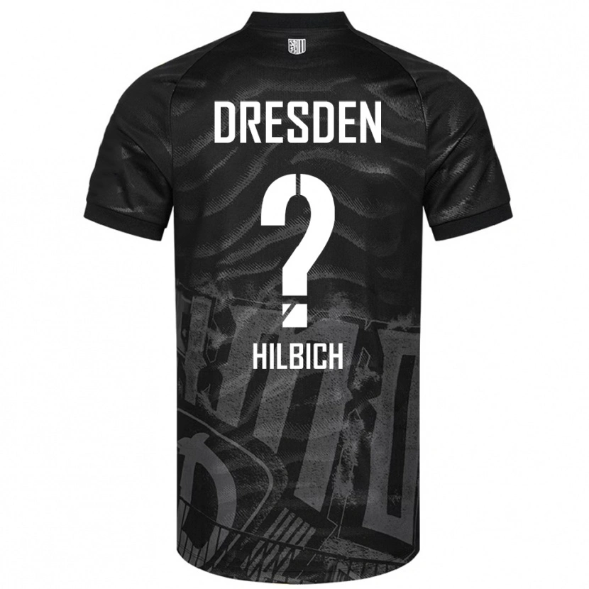 Danxen Hombre Camiseta Amelie Hilbich #0 Negro Gris 2ª Equipación 2025/26 La Camisa