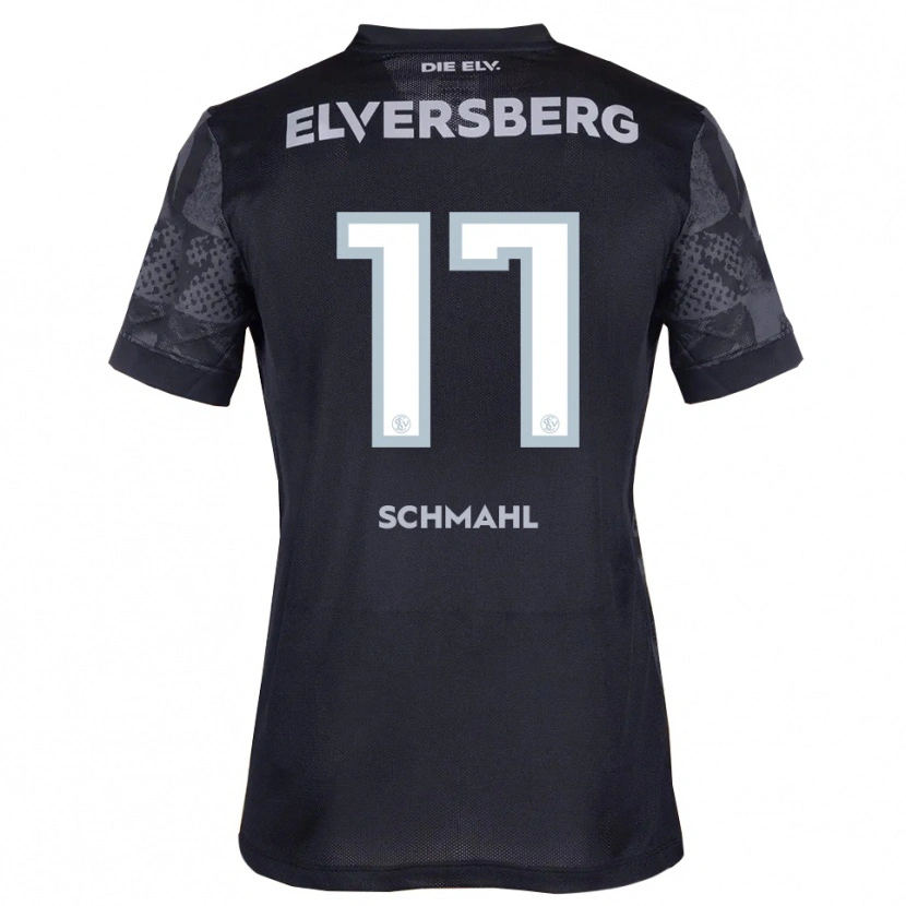 Danxen Hombre Camiseta Frederik Schmahl #17 Negro Gris 2ª Equipación 2025/26 La Camisa