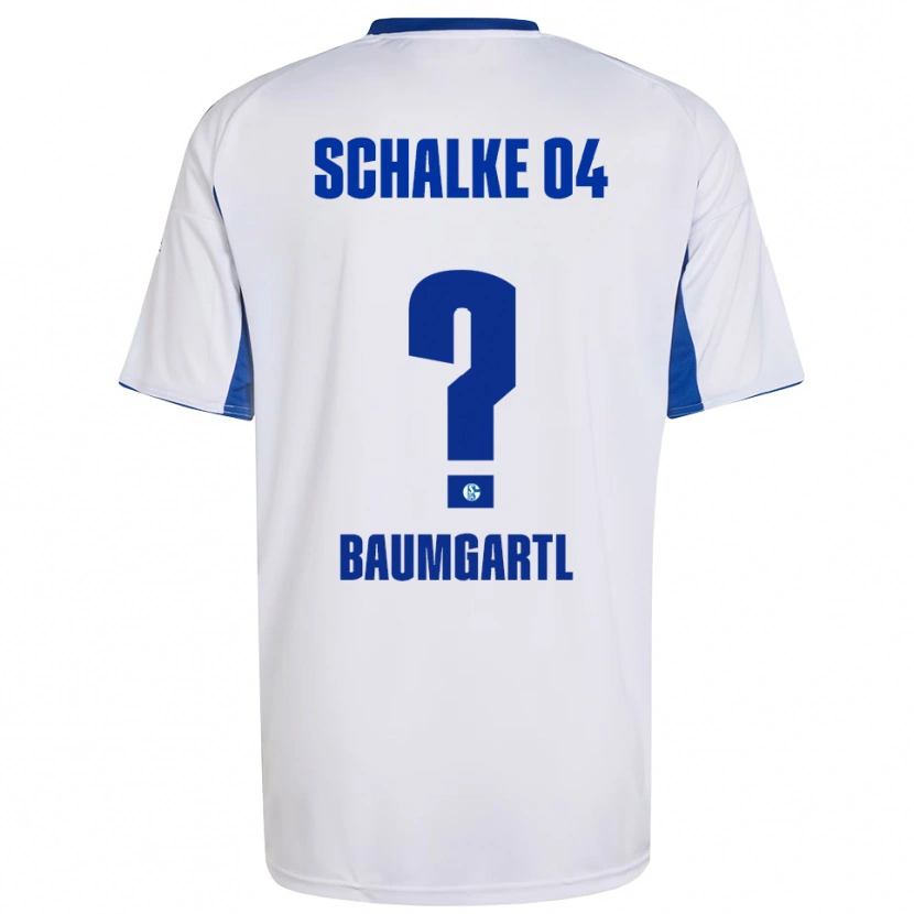 Danxen Hombre Camiseta Timo Baumgartl #0 Blanco Azul 2ª Equipación 2025/26 La Camisa