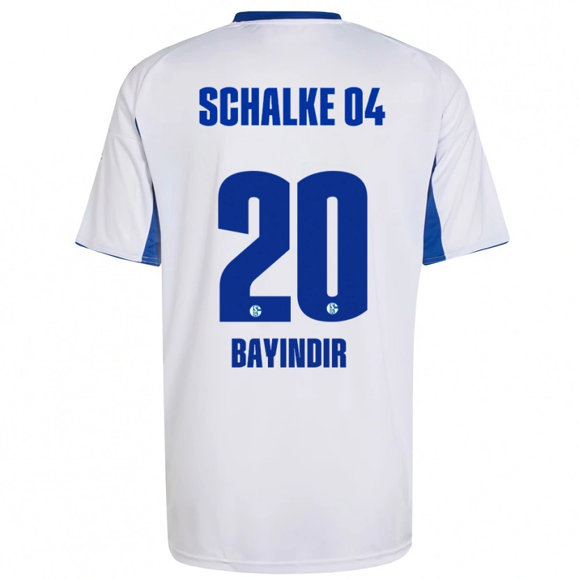 Danxen Hombre Camiseta Aris Bayindir #20 Blanco Azul 2ª Equipación 2025/26 La Camisa