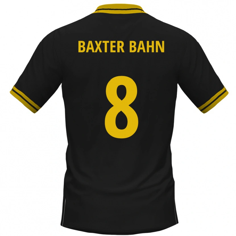 Danxen Hombre Camiseta Bentley Baxter Bahn #8 Negro Amarillo 2ª Equipación 2025/26 La Camisa