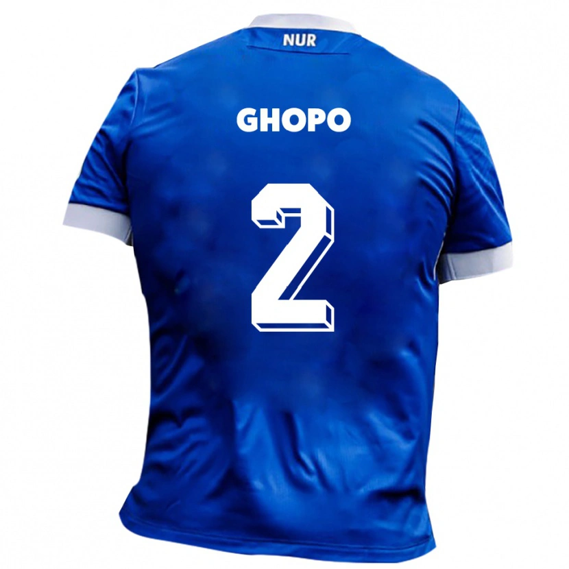 Danxen Hombre Camiseta Morel Ghopo #2 Azul Blanco 2ª Equipación 2025/26 La Camisa