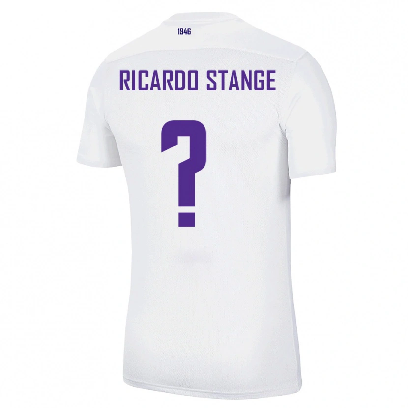 Danxen Hombre Camiseta Andres Ricardo Stange #0 Blanco Verde 2ª Equipación 2025/26 La Camisa
