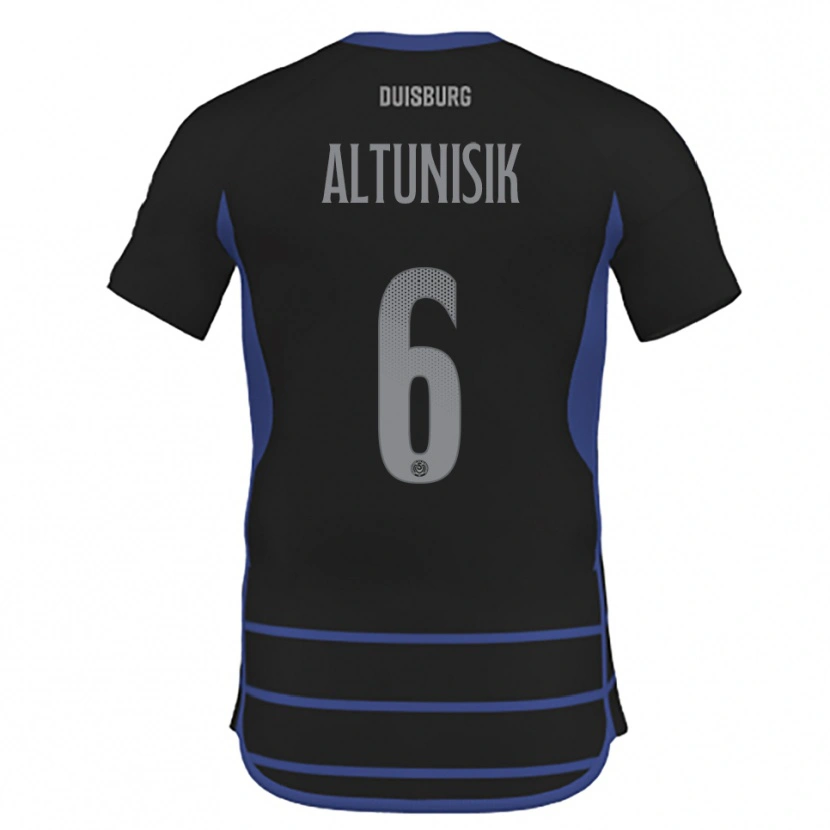 Danxen Hombre Camiseta Kerim Altunisik #6 Negro Azul 2ª Equipación 2025/26 La Camisa