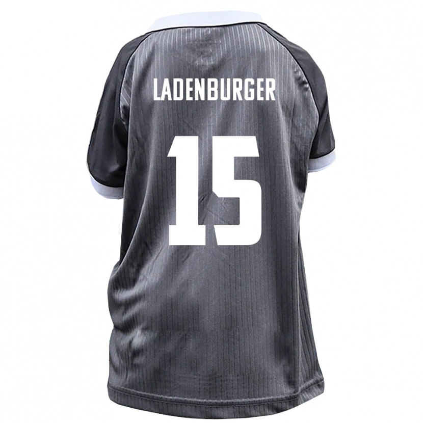 Danxen Hombre Camiseta Linus Ladenburger #15 Gris Blanco 2ª Equipación 2025/26 La Camisa