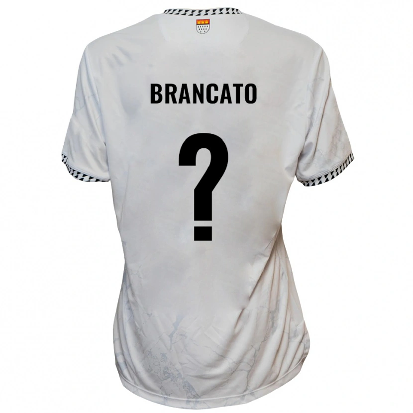 Danxen Hombre Camiseta Elisea Brancato #0 Blanco Negro 2ª Equipación 2025/26 La Camisa