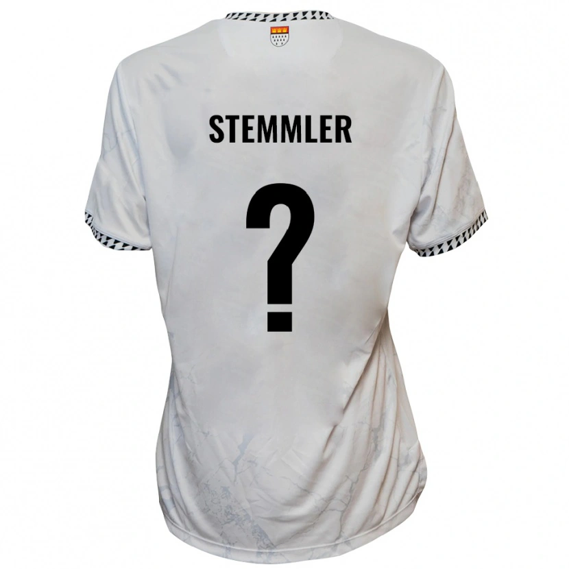 Danxen Hombre Camiseta Sophie Stemmler #0 Blanco Negro 2ª Equipación 2025/26 La Camisa