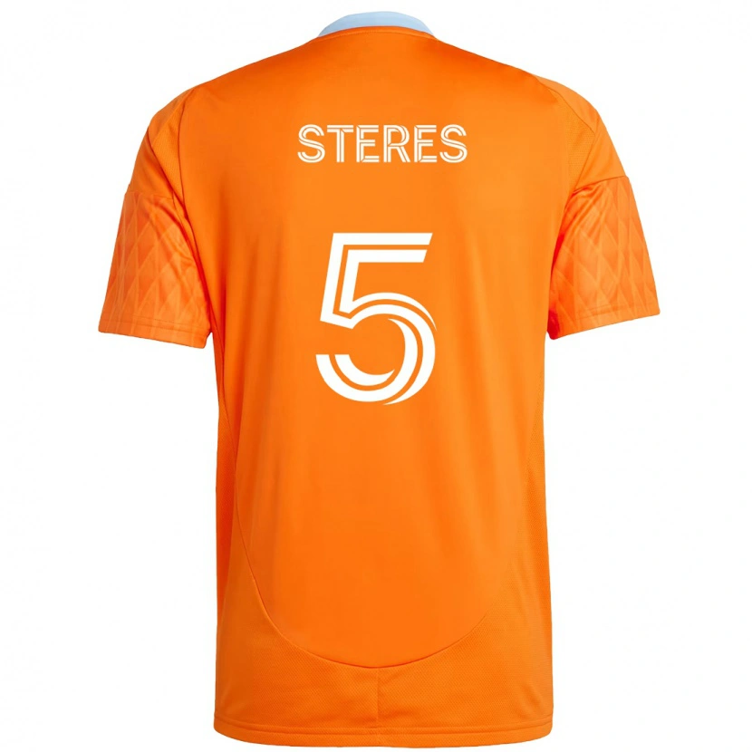 Danxen Niño Camiseta Daniel Steres #5 Morado Naranja 1ª Equipación 2025/26 La Camisa