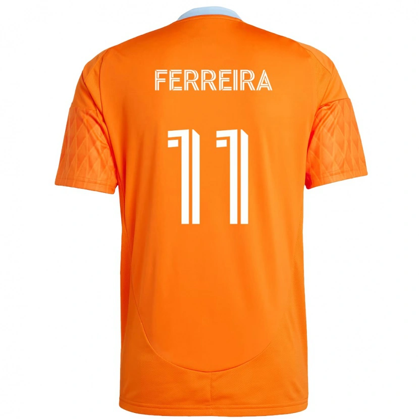 Danxen Niño Camiseta Sebastián Ferreira #11 Morado Naranja 1ª Equipación 2025/26 La Camisa