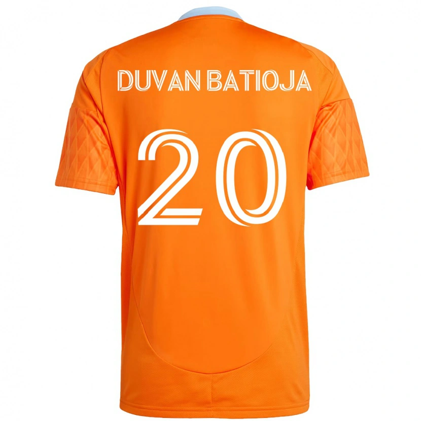 Danxen Niño Camiseta Andy Batioja #20 Morado Naranja 1ª Equipación 2025/26 La Camisa