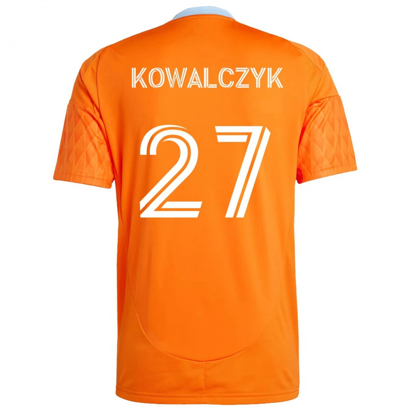 Danxen Niño Camiseta Sebastian Kowalczyk #27 Morado Naranja 1ª Equipación 2025/26 La Camisa
