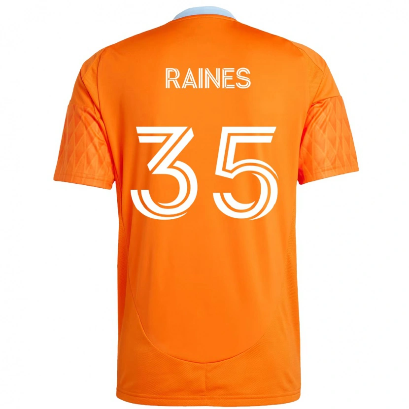 Danxen Niño Camiseta Brooklyn Raines #35 Morado Naranja 1ª Equipación 2025/26 La Camisa