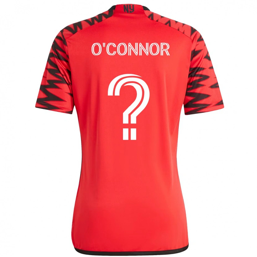 Danxen Niño Camiseta Aidan O'connor #0 Rojo Negro 1ª Equipación 2025/26 La Camisa