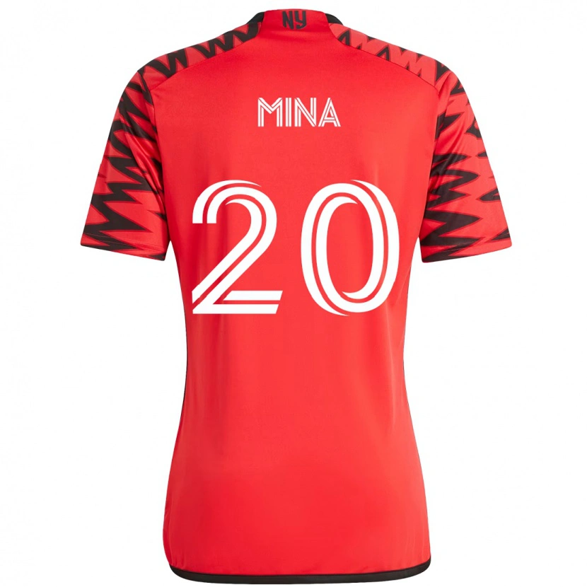Danxen Niño Camiseta Juan Mina #20 Beige Negro 1ª Equipación 2025/26 La Camisa
