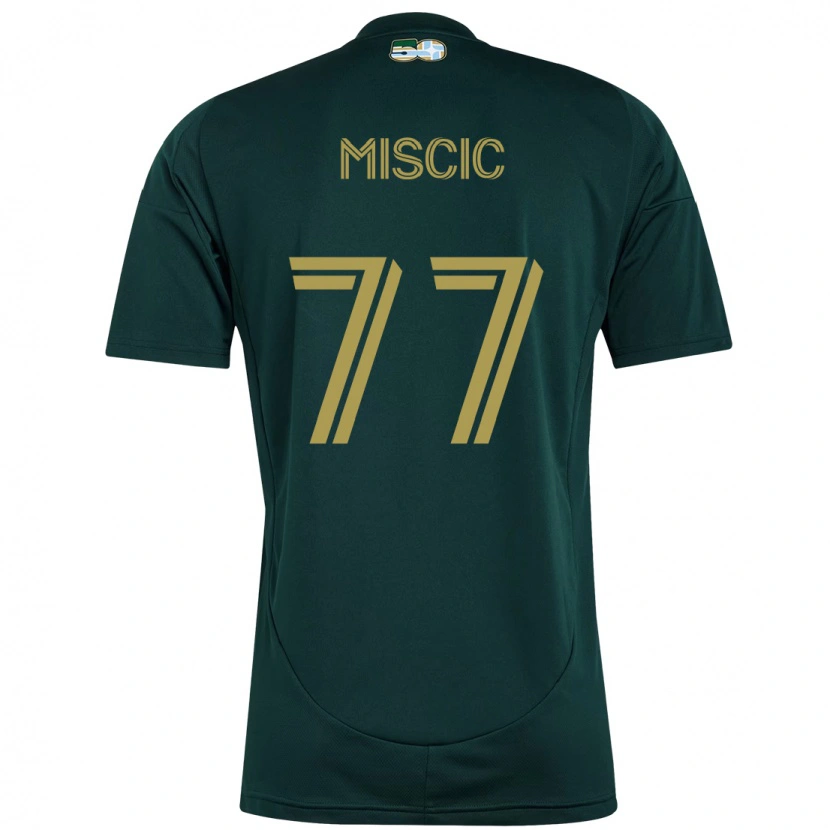 Danxen Niño Camiseta Selmir Miscic #77 Negro Marrón 1ª Equipación 2025/26 La Camisa