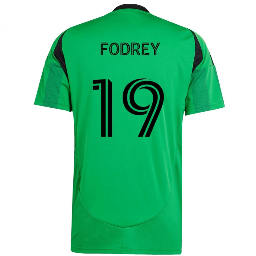 Danxen Niño Camiseta Cj Fodrey #19 Blanco Verde 1ª Equipación 2025/26 La Camisa