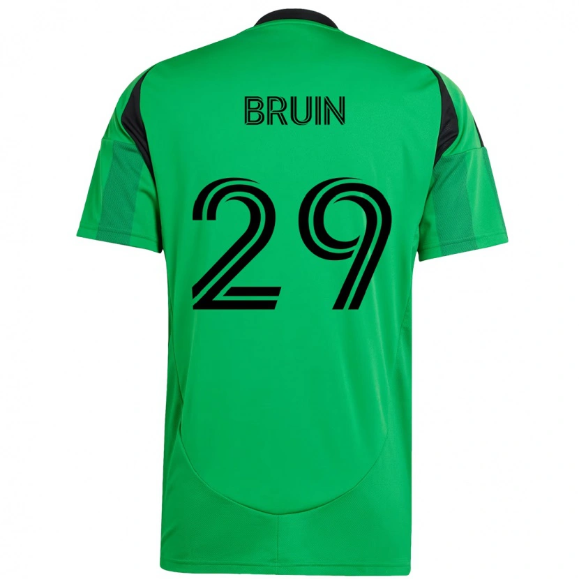 Danxen Niño Camiseta Will Bruin #29 Blanco Verde 1ª Equipación 2025/26 La Camisa