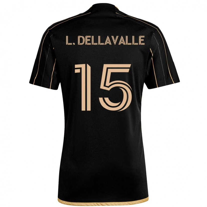 Danxen Niño Camiseta Lorenzo Dellavalle #15 Blanco Marrón 1ª Equipación 2025/26 La Camisa