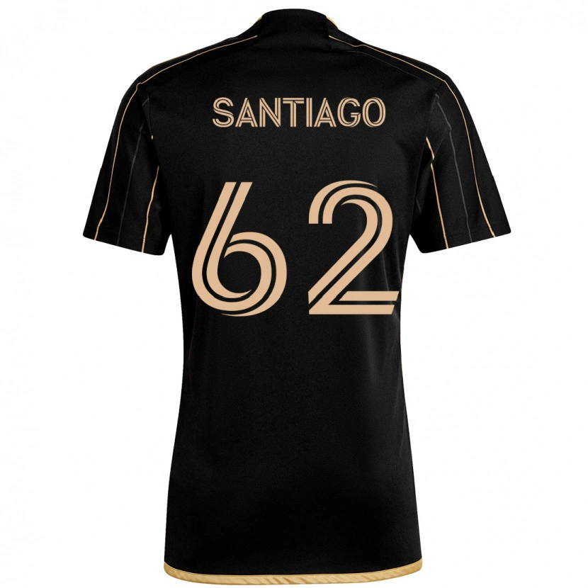 Danxen Niño Camiseta Joshua Santiago #62 Blanco Marrón 1ª Equipación 2025/26 La Camisa