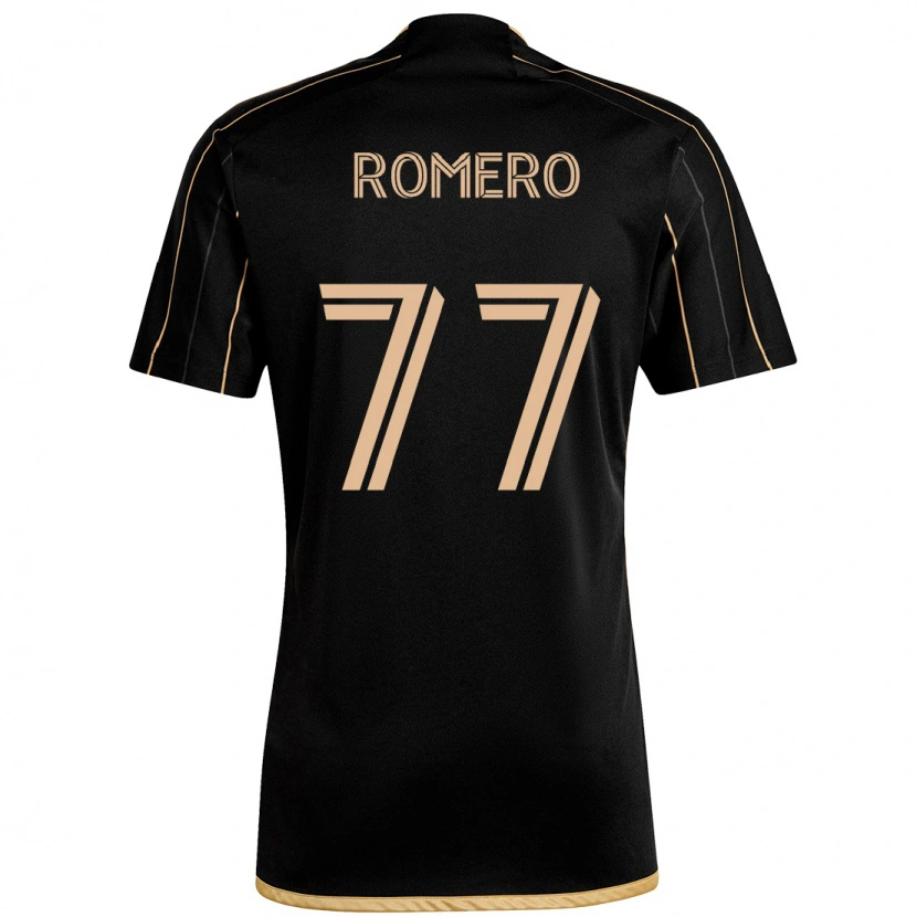 Danxen Niño Camiseta Alexander Romero #77 Blanco Marrón 1ª Equipación 2025/26 La Camisa