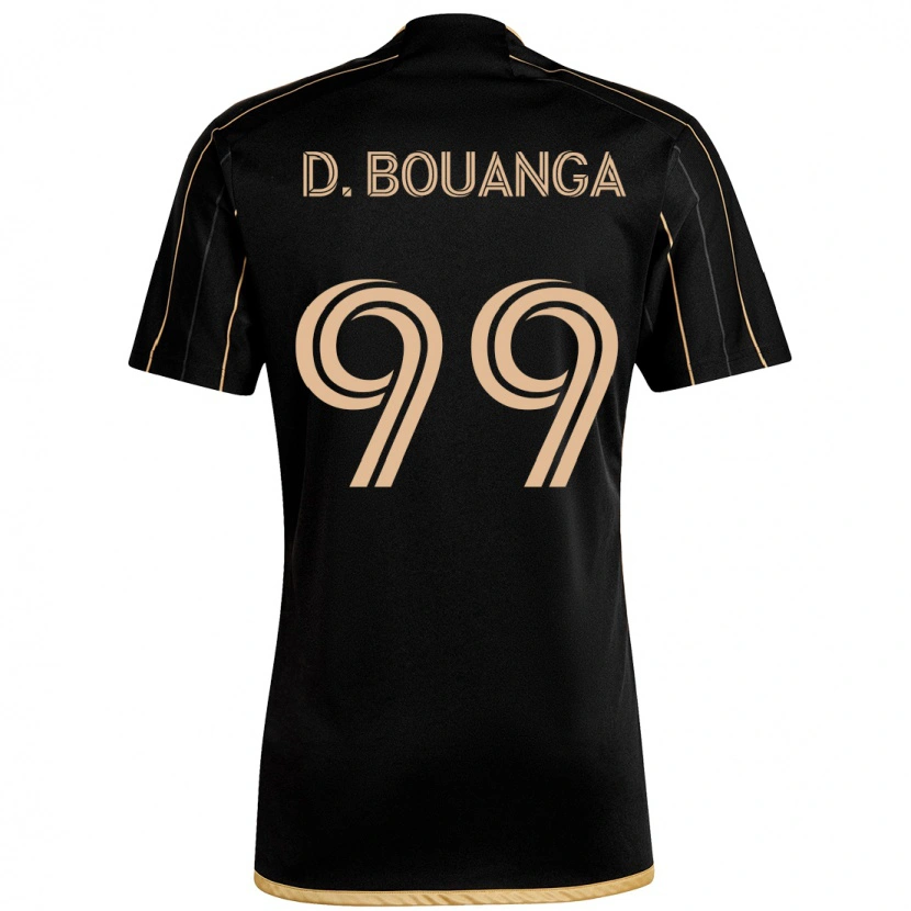 Danxen Niño Camiseta Denis Bouanga #99 Blanco Marrón 1ª Equipación 2025/26 La Camisa
