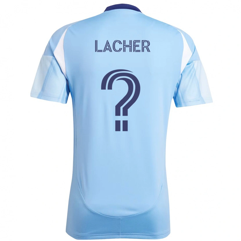 Danxen Niño Camiseta Julien Lacher #0 Negro Azul Naranja 1ª Equipación 2025/26 La Camisa