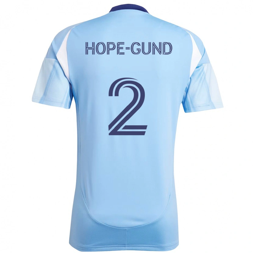 Danxen Niño Camiseta Rio Hope-Gund #2 Negro Azul Naranja 1ª Equipación 2025/26 La Camisa