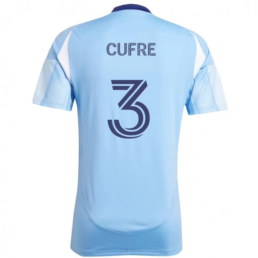 Danxen Niño Camiseta Braian Cufré #3 Negro Azul Naranja 1ª Equipación 2025/26 La Camisa