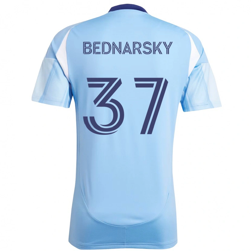 Danxen Niño Camiseta Stevo Bednarsky #37 Negro Azul Naranja 1ª Equipación 2025/26 La Camisa