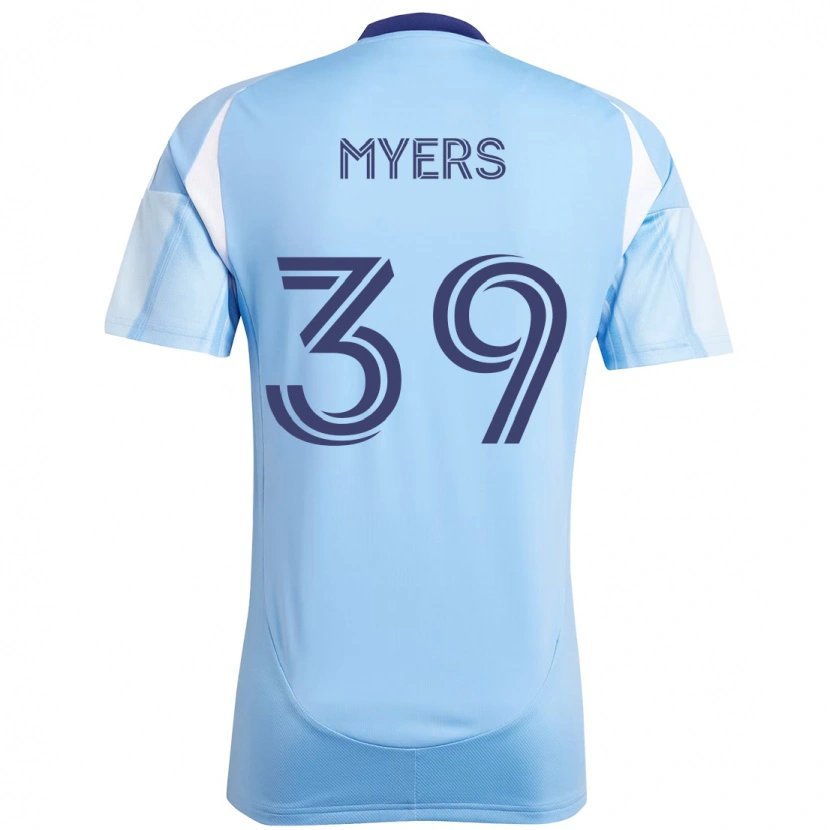 Danxen Niño Camiseta Md Myers #39 Negro Azul Naranja 1ª Equipación 2025/26 La Camisa