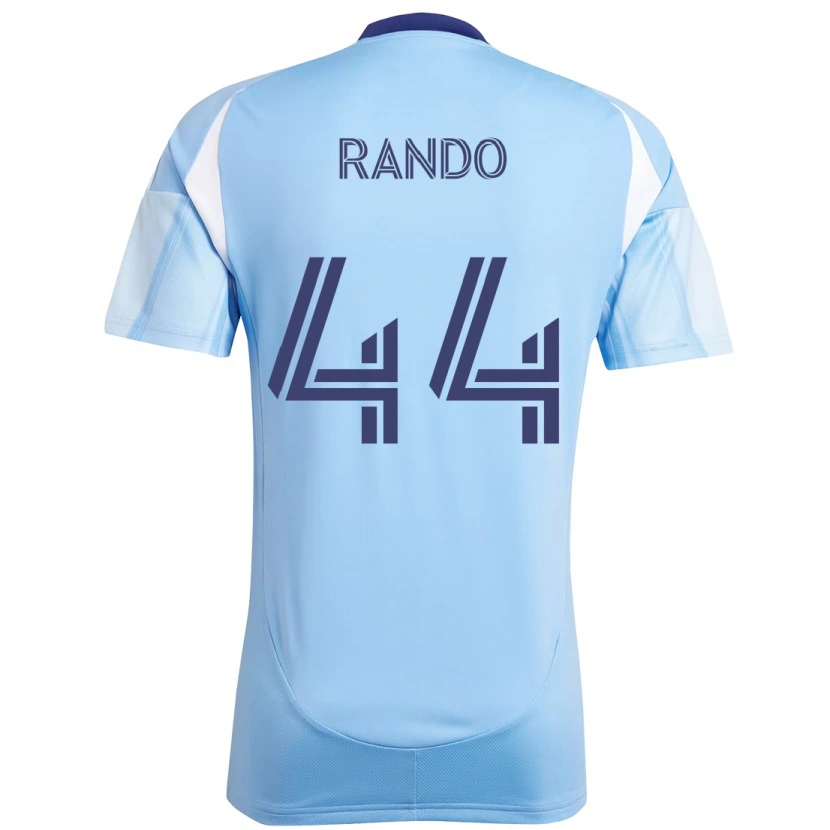 Danxen Niño Camiseta Alex Rando #44 Negro Azul Naranja 1ª Equipación 2025/26 La Camisa