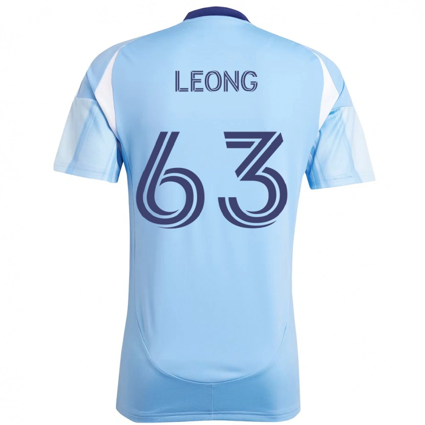 Danxen Niño Camiseta Matthew Leong #63 Negro Azul Naranja 1ª Equipación 2025/26 La Camisa