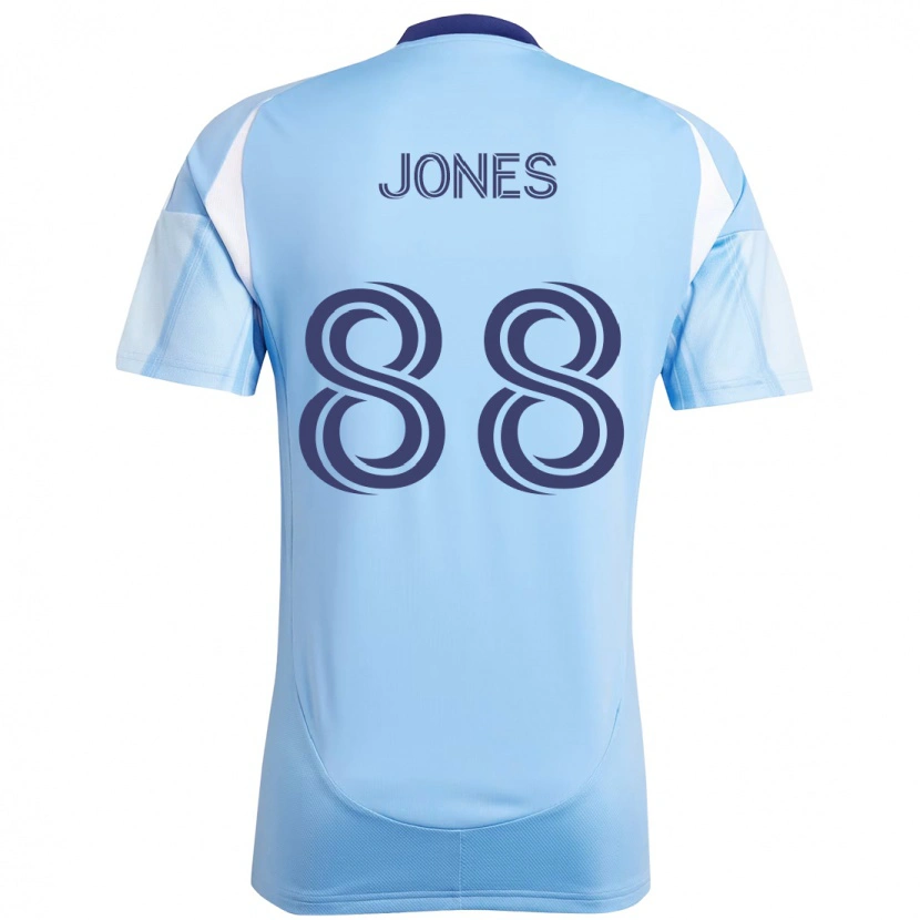 Danxen Niño Camiseta Malachi Jones #88 Negro Azul Naranja 1ª Equipación 2025/26 La Camisa