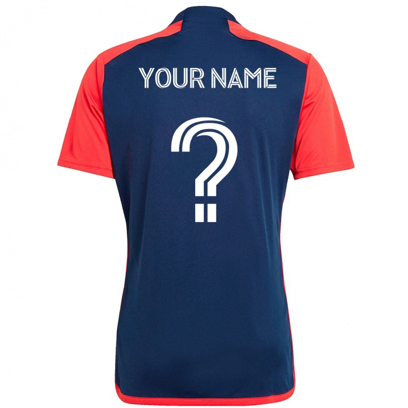 Danxen Niño Camiseta Su Nombre #0 Blanco Azul 1ª Equipación 2025/26 La Camisa