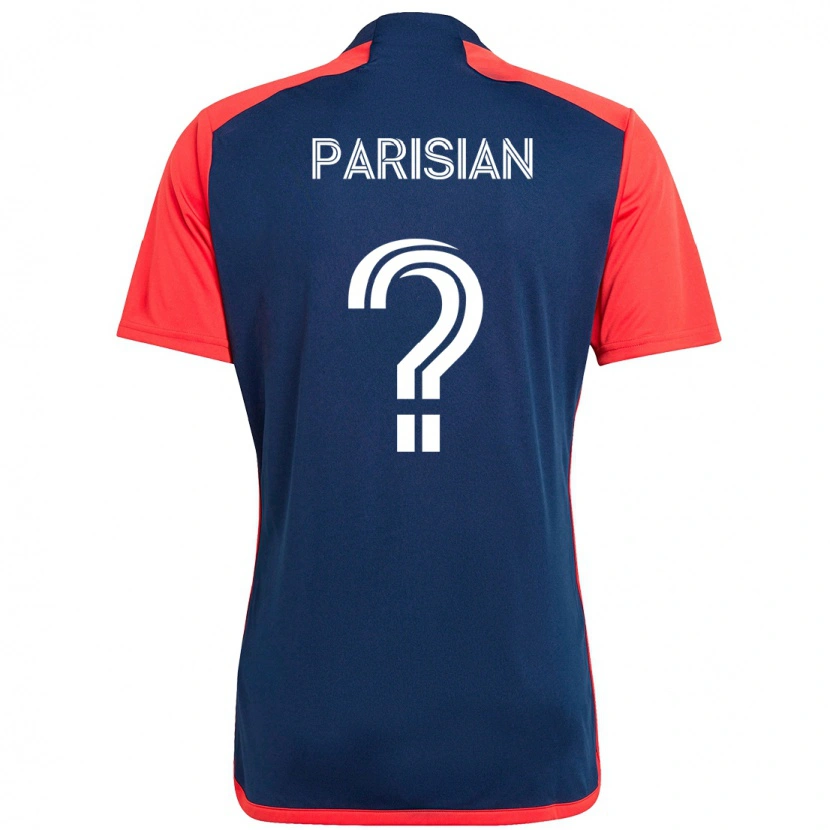 Danxen Niño Camiseta Donovan Parisian #0 Azul Rojo 1ª Equipación 2025/26 La Camisa