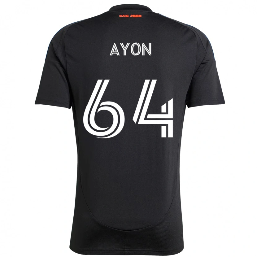 Danxen Niño Camiseta Jerry Ayon #64 Blanco Rojo 1ª Equipación 2025/26 La Camisa