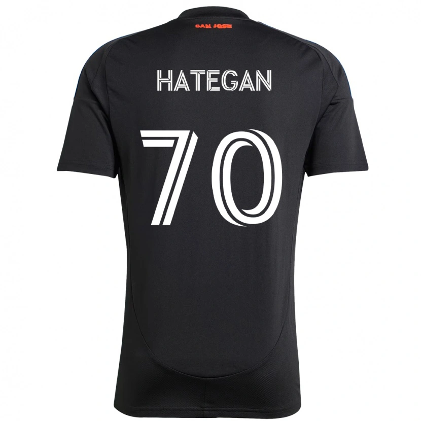 Danxen Niño Camiseta Roberto Hategan #70 Blanco Rojo 1ª Equipación 2025/26 La Camisa