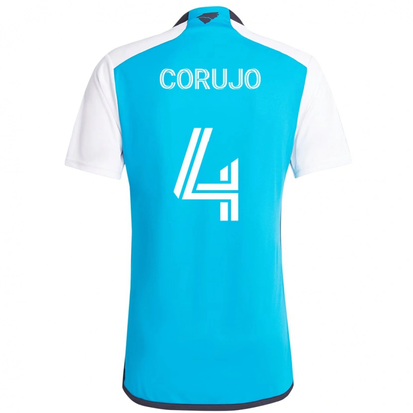 Danxen Niño Camiseta Guzmán Corujo #4 Negro Blanco 1ª Equipación 2025/26 La Camisa