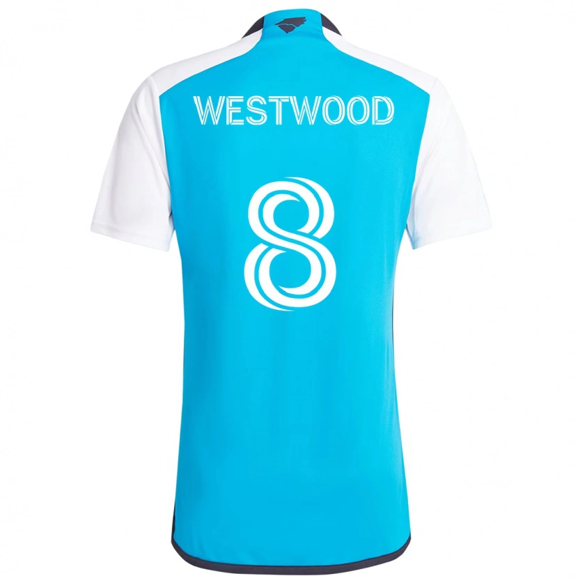 Danxen Niño Camiseta Ashley Westwood #8 Negro Blanco 1ª Equipación 2025/26 La Camisa