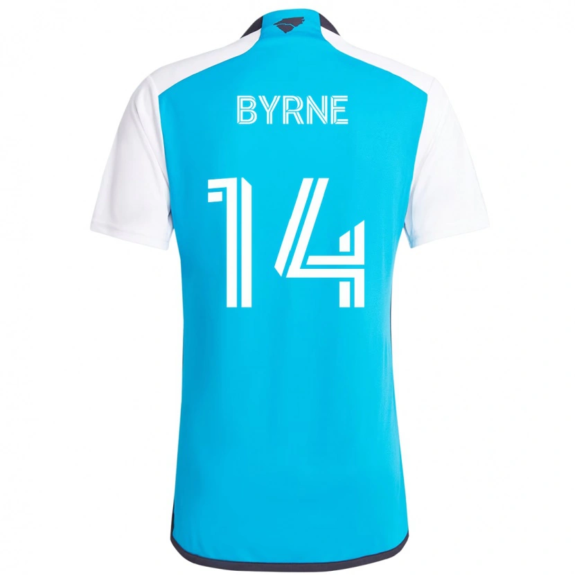 Danxen Niño Camiseta Nathan Byrne #14 Negro Blanco 1ª Equipación 2025/26 La Camisa