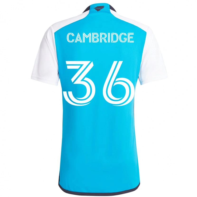 Danxen Niño Camiseta Brandon Cambridge #36 Negro Blanco 1ª Equipación 2025/26 La Camisa