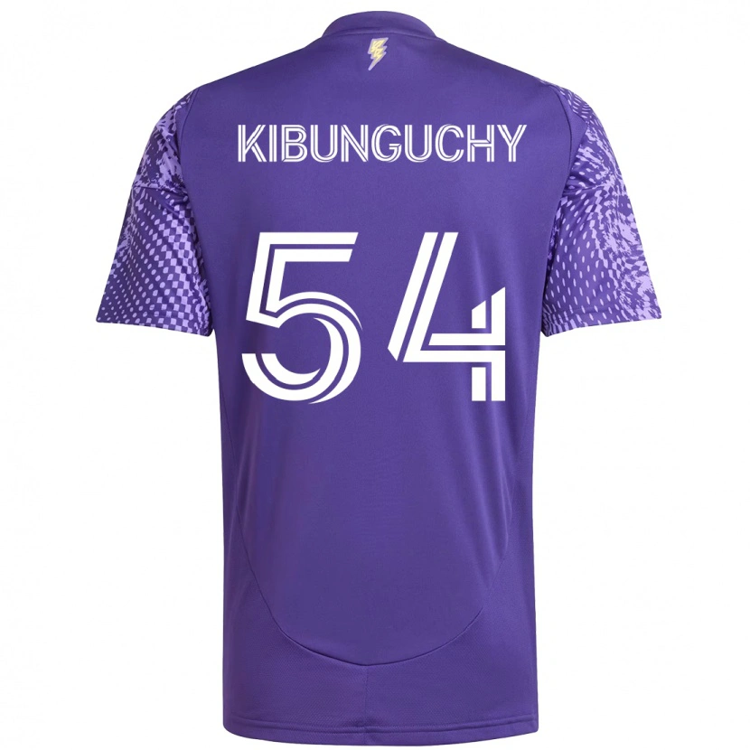 Danxen Niño Camiseta Nabi Kibunguchy #54 Blanco Morado 1ª Equipación 2025/26 La Camisa