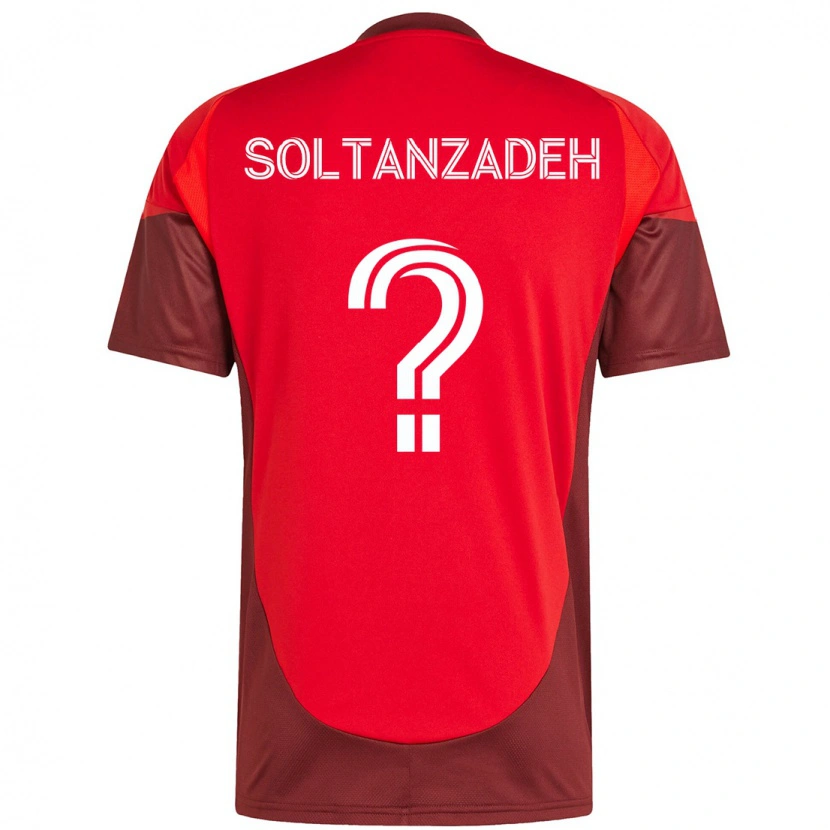 Danxen Niño Camiseta Shayan Soltanzadeh #0 Blanco Rojo 1ª Equipación 2025/26 La Camisa