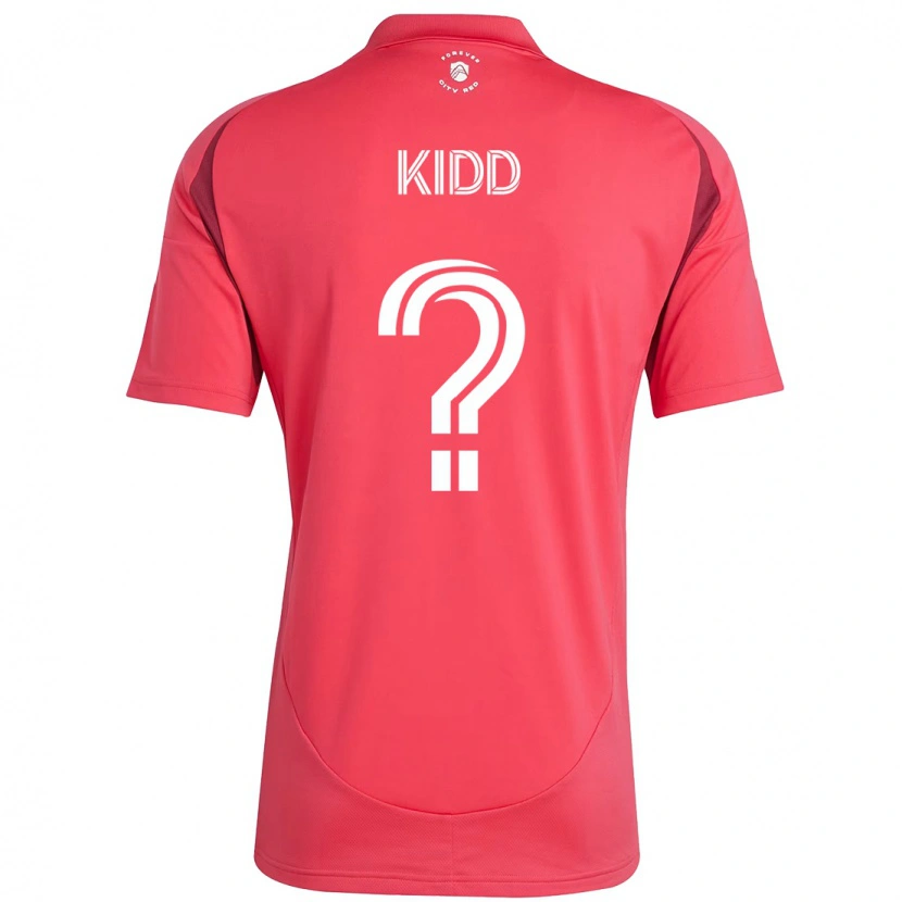 Danxen Niño Camiseta Matteo Kidd #0 Blanco Magenta 1ª Equipación 2025/26 La Camisa
