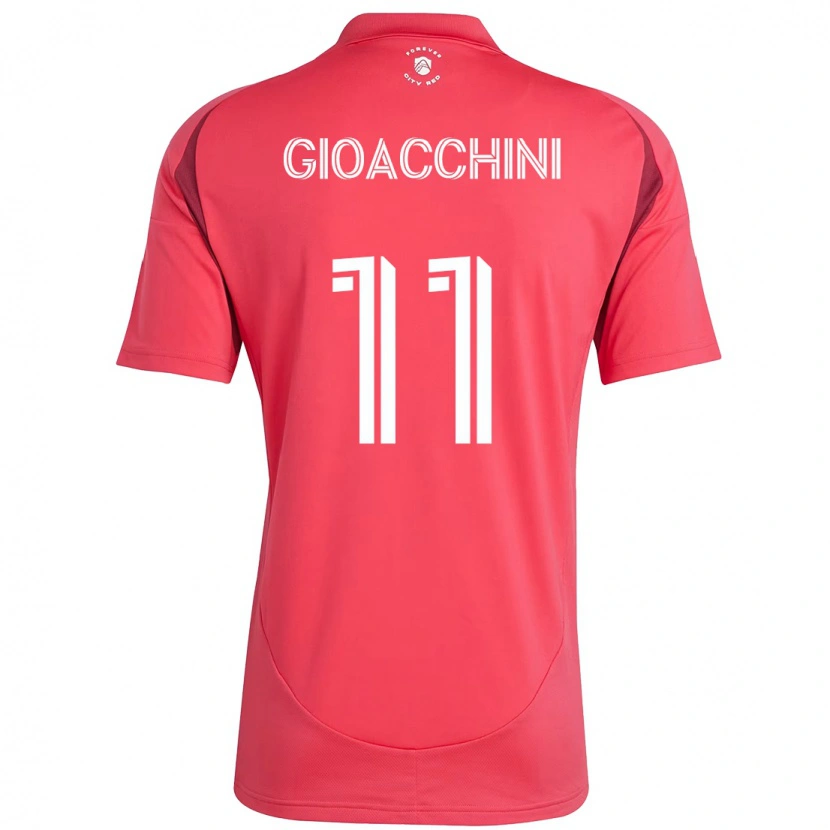 Danxen Niño Camiseta Nicholas Gioacchini #11 Blanco Magenta 1ª Equipación 2025/26 La Camisa