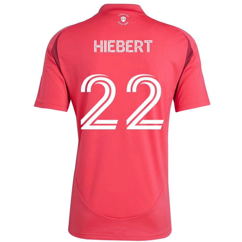 Danxen Niño Camiseta Kyle Hiebert #22 Blanco Magenta 1ª Equipación 2025/26 La Camisa