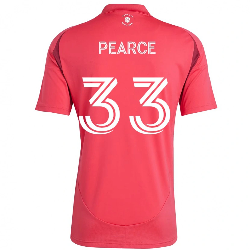 Danxen Niño Camiseta Tyson Pearce #33 Blanco Magenta 1ª Equipación 2025/26 La Camisa